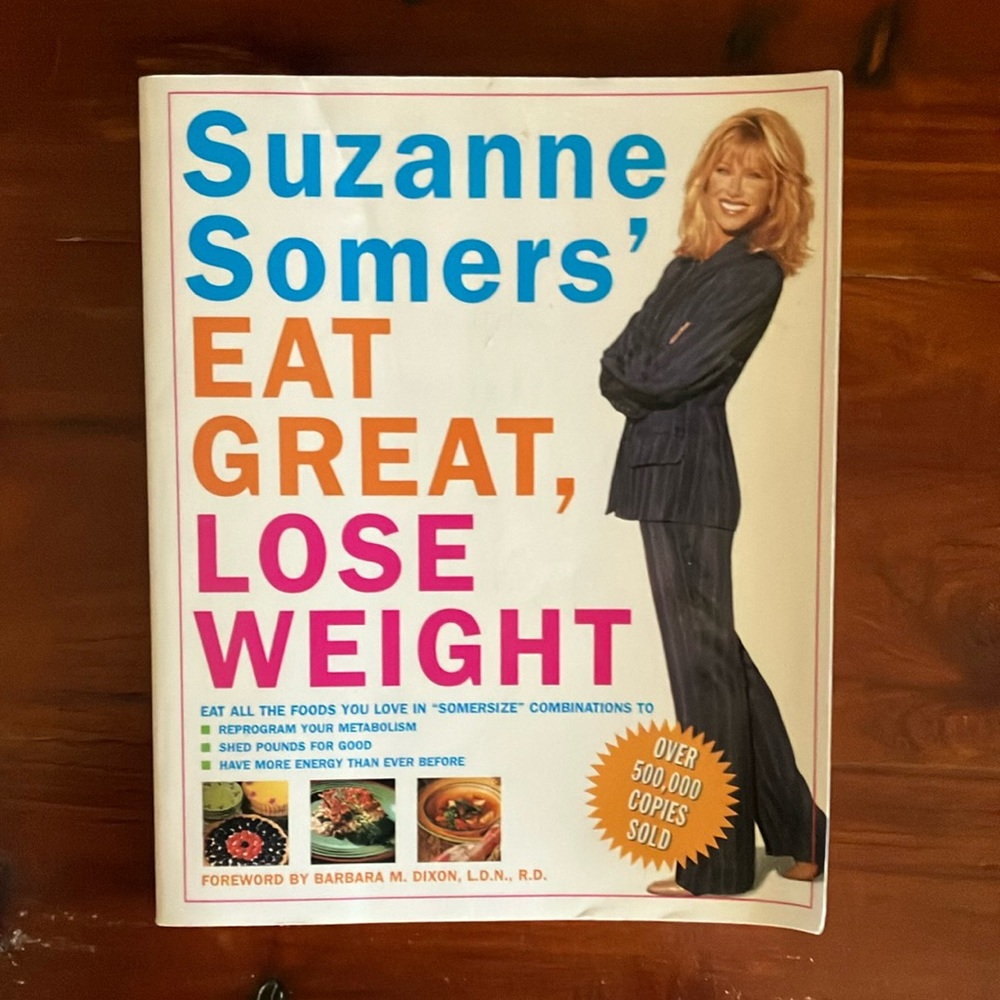 Diet Cookbook Suzanne Summers Eat Great Lose Weight Healthy Eating Recipe Book
